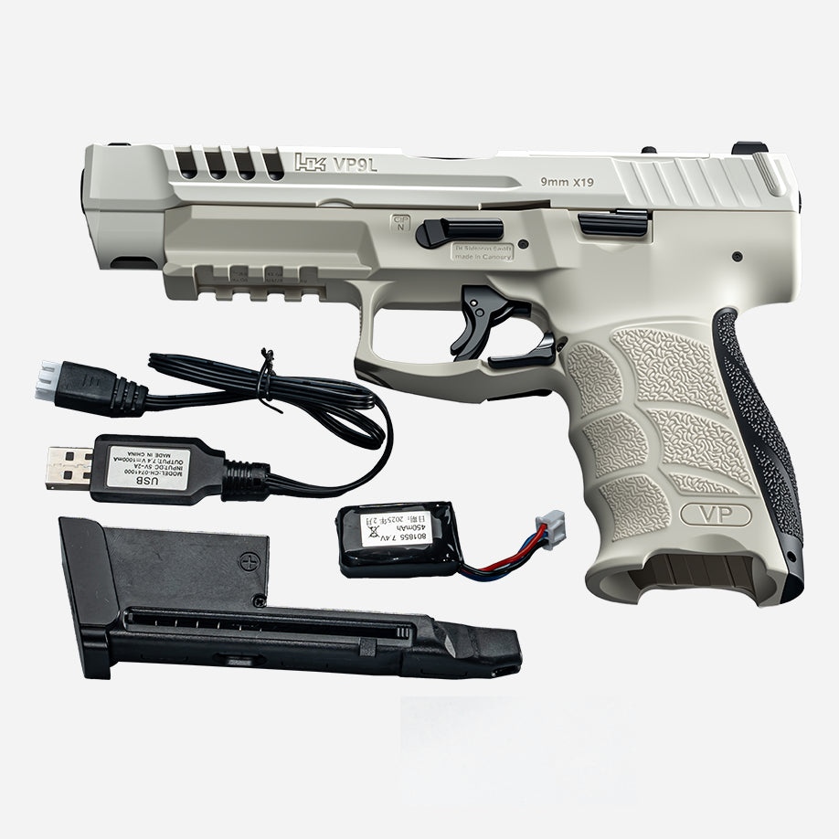 DK06 Electric Semi-auto HK VP9L Gel Blaster - White HK VP9L Gel Blaster image