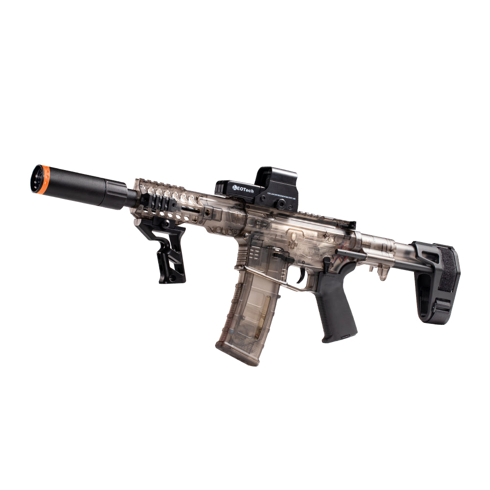 New SBL SLR Gel Blaster Transparent Edition - Smoky Black Clear Gel Blaster image