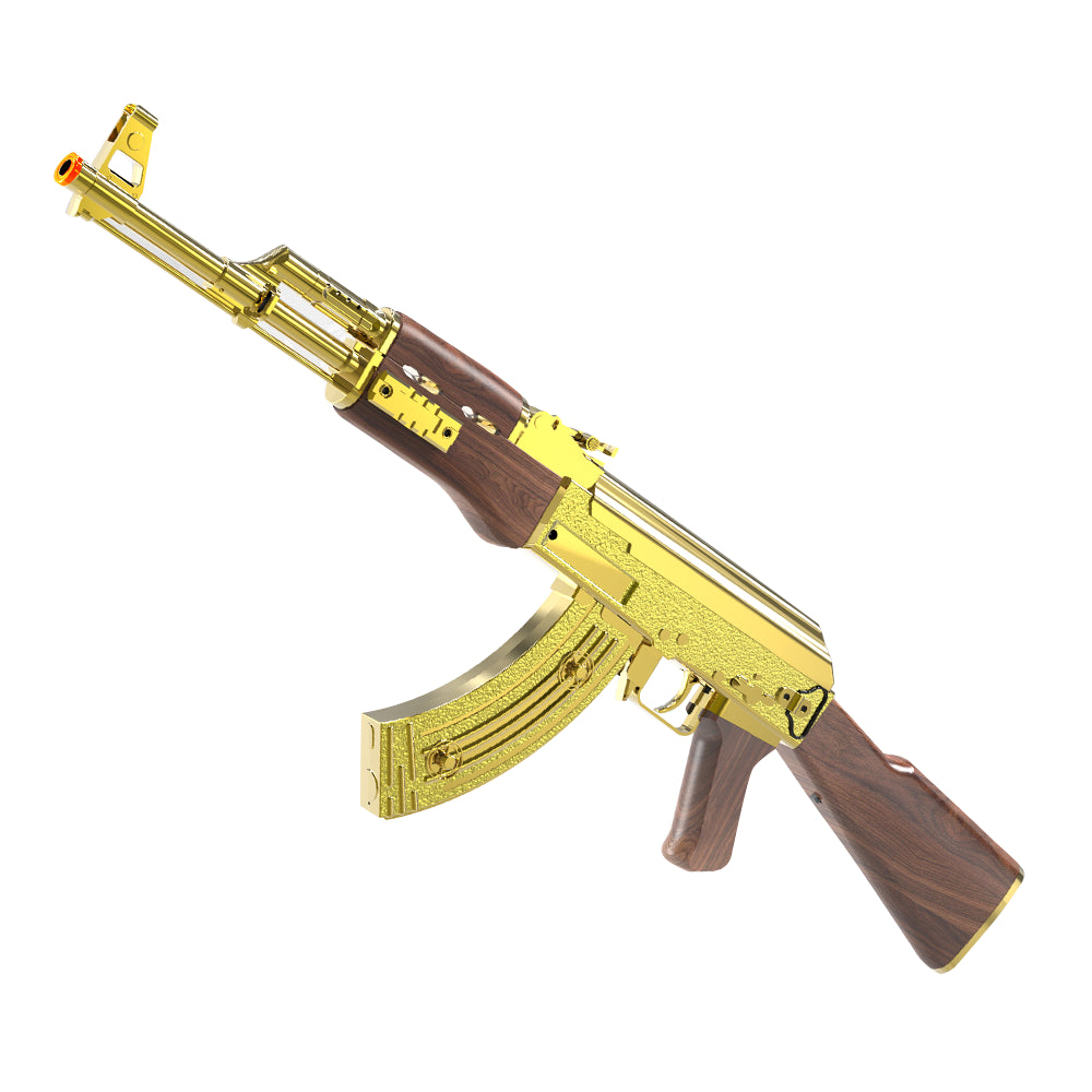 Best XYL Gold AK47 Electric Gel Blaster - Gold AK47 Gel Blaster image