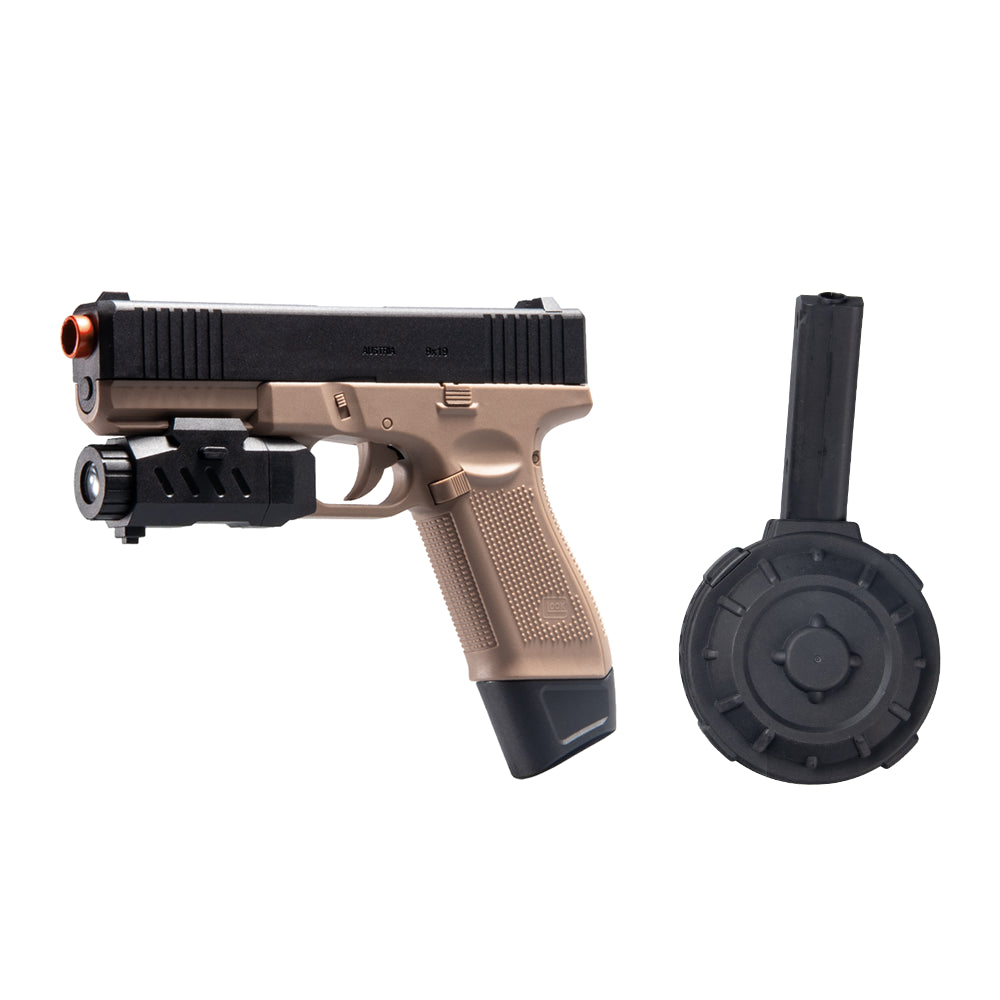 New G19 Higher FPS Electric Gel Blaster - Tan Gel Blaster image