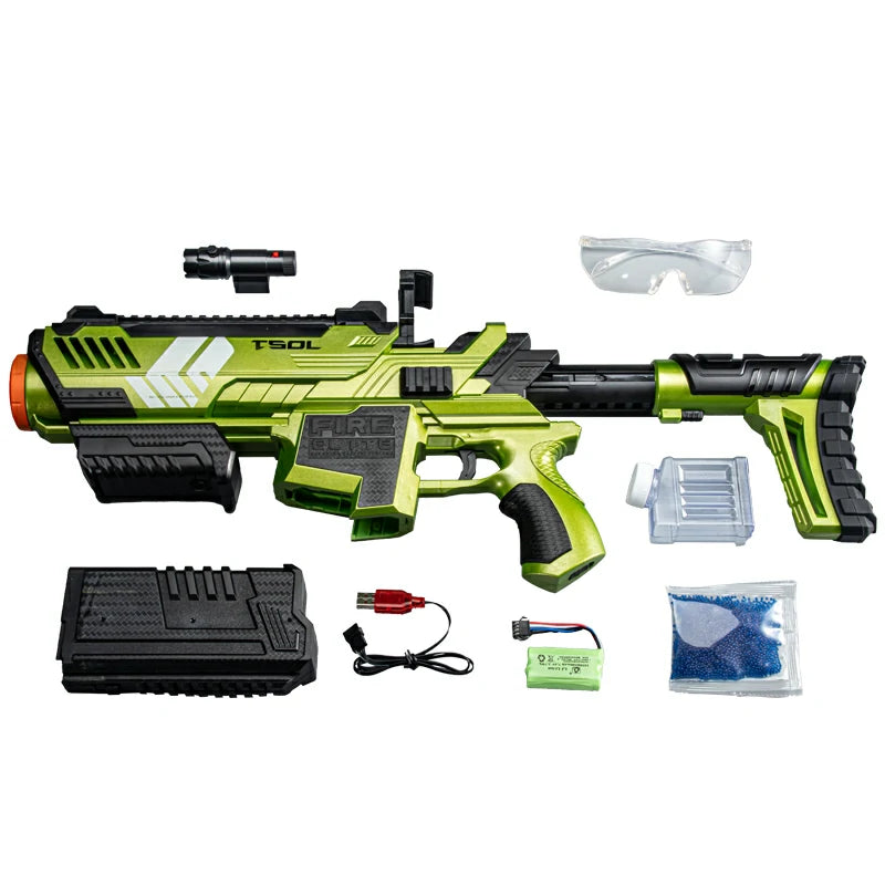 TSOL Electric Gel Blaster for Kids with Phone Stand - Green Gel Blaster image