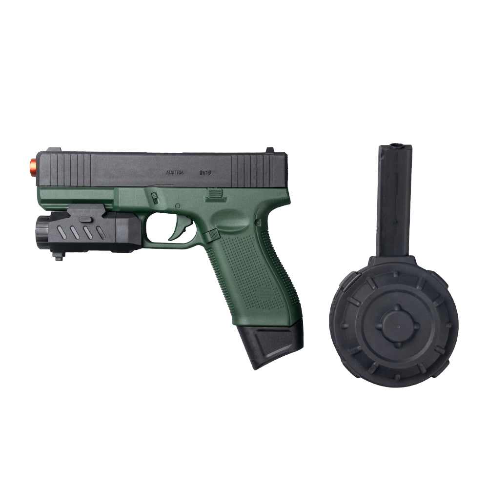 New G19 Higher FPS Electric Gel Blaster - Army Green Gel Blaster image