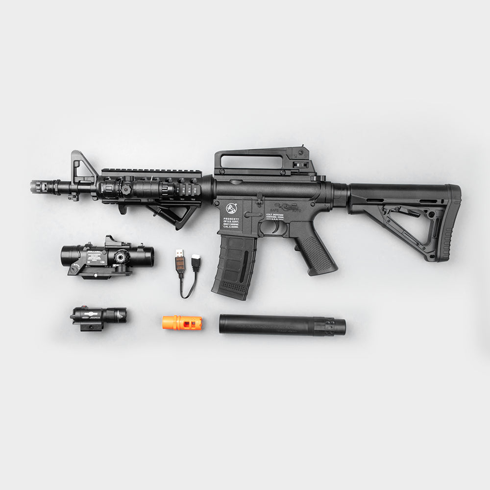 M4A1 Gel Blaster with Full Accessories - Black M4A1 Full Accessories image