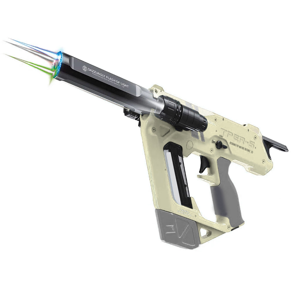 Lehui PUNISH-S Electric Blowback Gel Blaster with Rainbow Tracer - Gray Gel Blaster image