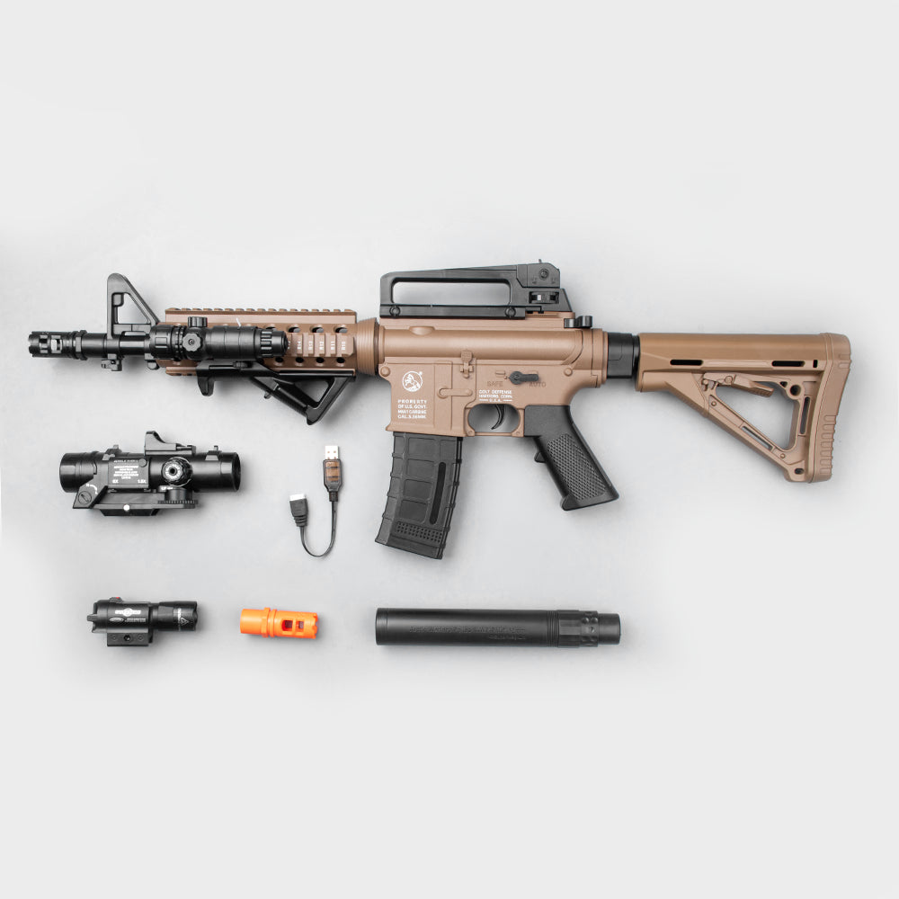 M4A1 Gel Blaster with Full Accessories - Tan M4A1 Full Accessories image