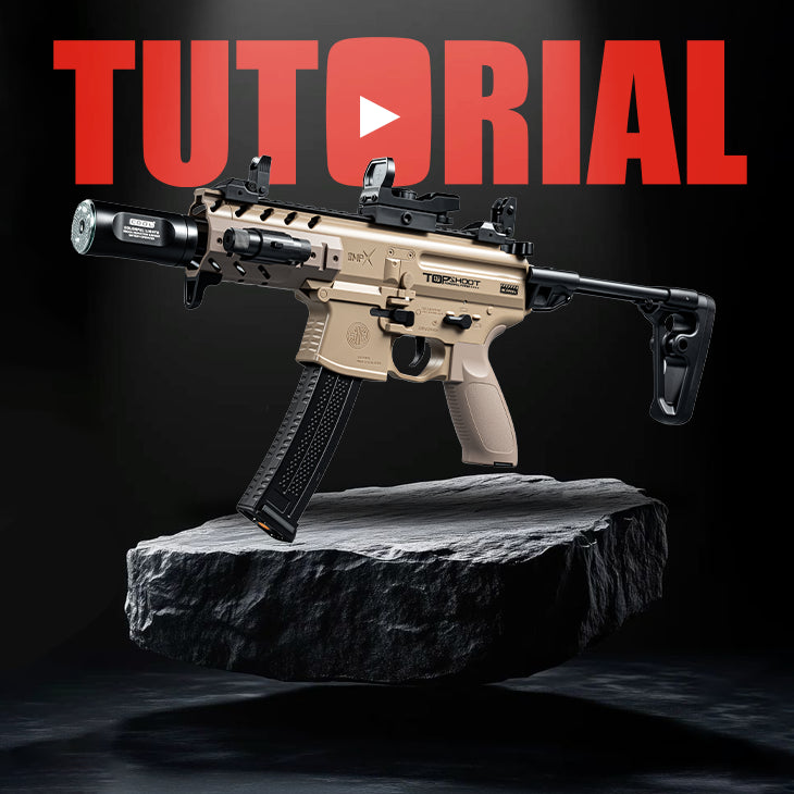 LH MPX Gel Blaster with 7 Colors of Lighted Silencer image 4