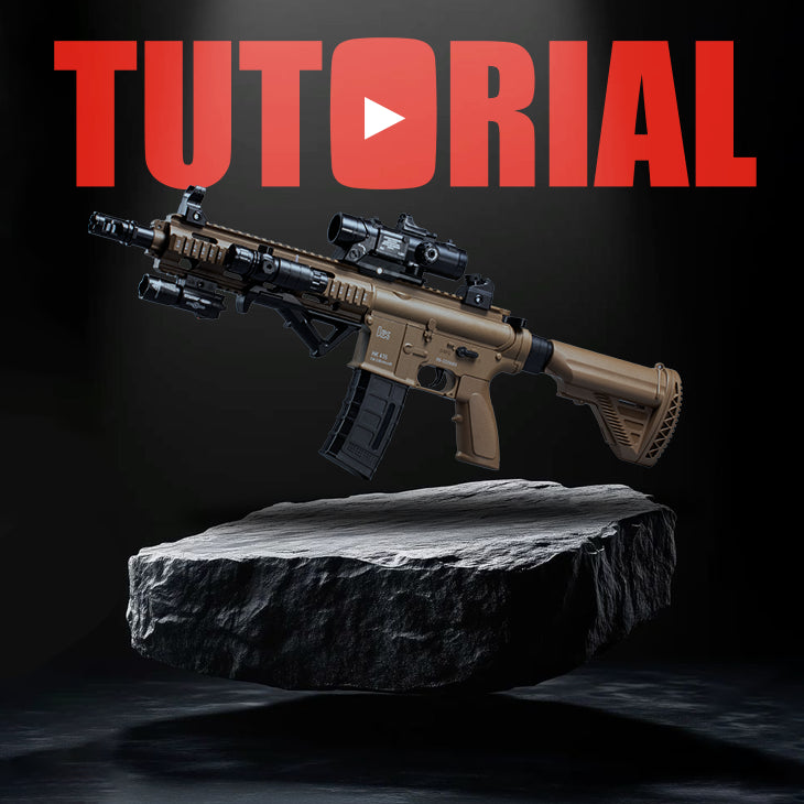 HK416 Gel Blaster with Full Accessories image 4