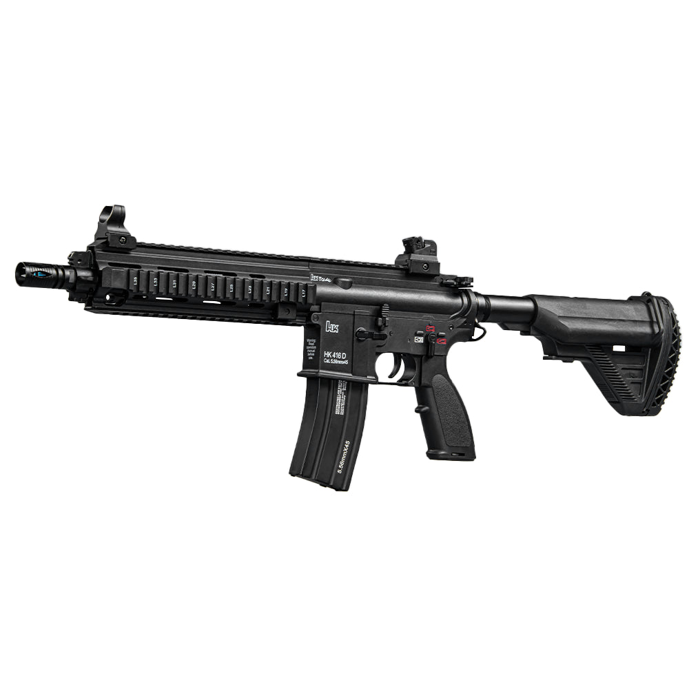 FJS HK416D 4.0 Gel Blaster with MOSFET Fire Control - Metal Split Gearbox 4.0 / 3.5 / Nylon 2.5 Versions - HK416D 4.0 Metal Split, Black Gel Blaster image