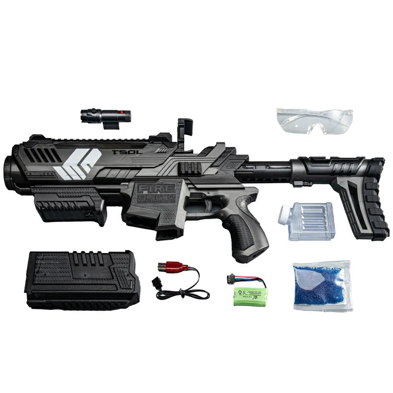 TSOL Electric Gel Blaster for Kids with Phone Stand - Black Gel Blaster image