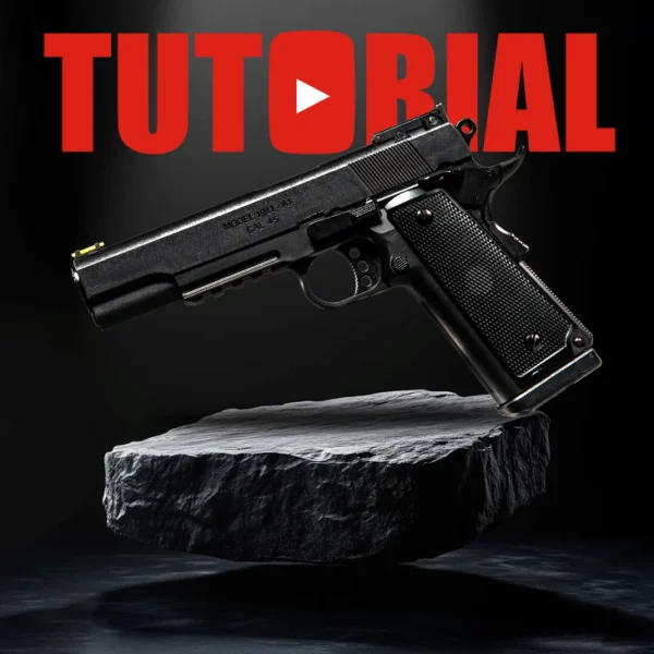 YouTube - 1911 Pistol Gel Blaster Toy for safe play